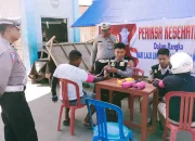 Hari Lalu Lintas ke-69, Satlantas Polres Sula Gelar Bhakti Kesehatan