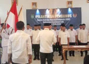 Wagub Malut Lantik Kamarudin Mahdi Jadi Ketua KONI, Bupati Sula Harap Bisa Sinergi dengan Pemda