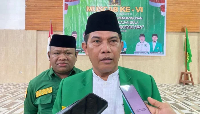 Buka Muscab PPP Sula, Ketua DPW Irham Sahlan Harap Lahirkan Pemimpin yang Amanah