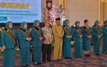 Hj. Nurhayati Marasabessy Resmi Dikukuhkan sebagai Bunda Literasi Kepulauan Sula