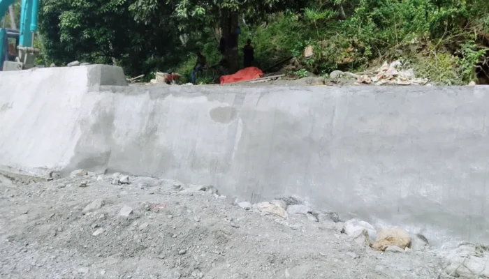 Talud Patah di Desa Baleha Kepulauan Sula Selesai Diperbaiki