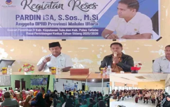 Reses di Sula-Taliabu, Pardin Isa Dorong APBD Provinsi Malut Dapat Dialokasikan Sesuai Urgensi