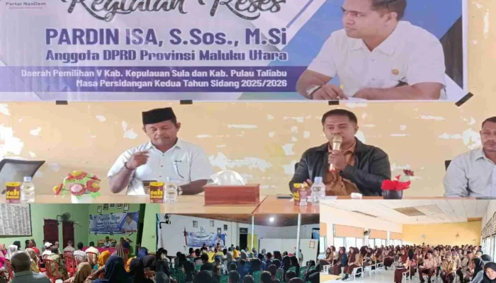 Reses di Sula-Taliabu, Pardin Isa Dorong APBD Provinsi Malut Dapat Dialokasikan Sesuai Urgensi