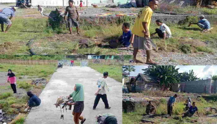 Cegah Kasus DBD, Puskesmas Sulabesi Barat Bersama Masyarakat Bakti Berantas Serang Nyamuk