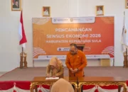 Canangkan Sensus Ekonomi 2026, Bupati Sula Ajak Seluruh Perangkat Daerah Ikut Berperan Aktif