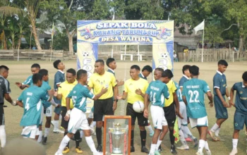 Liga Amal Karang Taruna Cup VIII 2026 Resmi Bergulir di Waitina, Diikuti 16 Tim