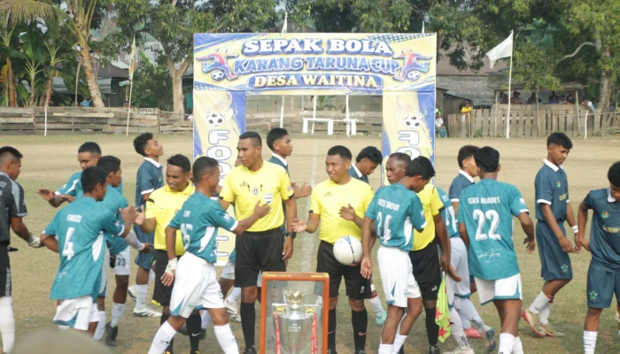 Liga Amal Karang Taruna Cup VIII 2026 Resmi Bergulir di Waitina, Diikuti 16 Tim