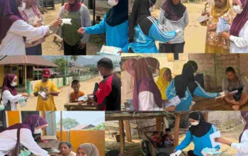 Cegah Dampak Kabut Asap Karhutla, Puskesmas Waisakai Kembali Bagikan Masker ke Warga